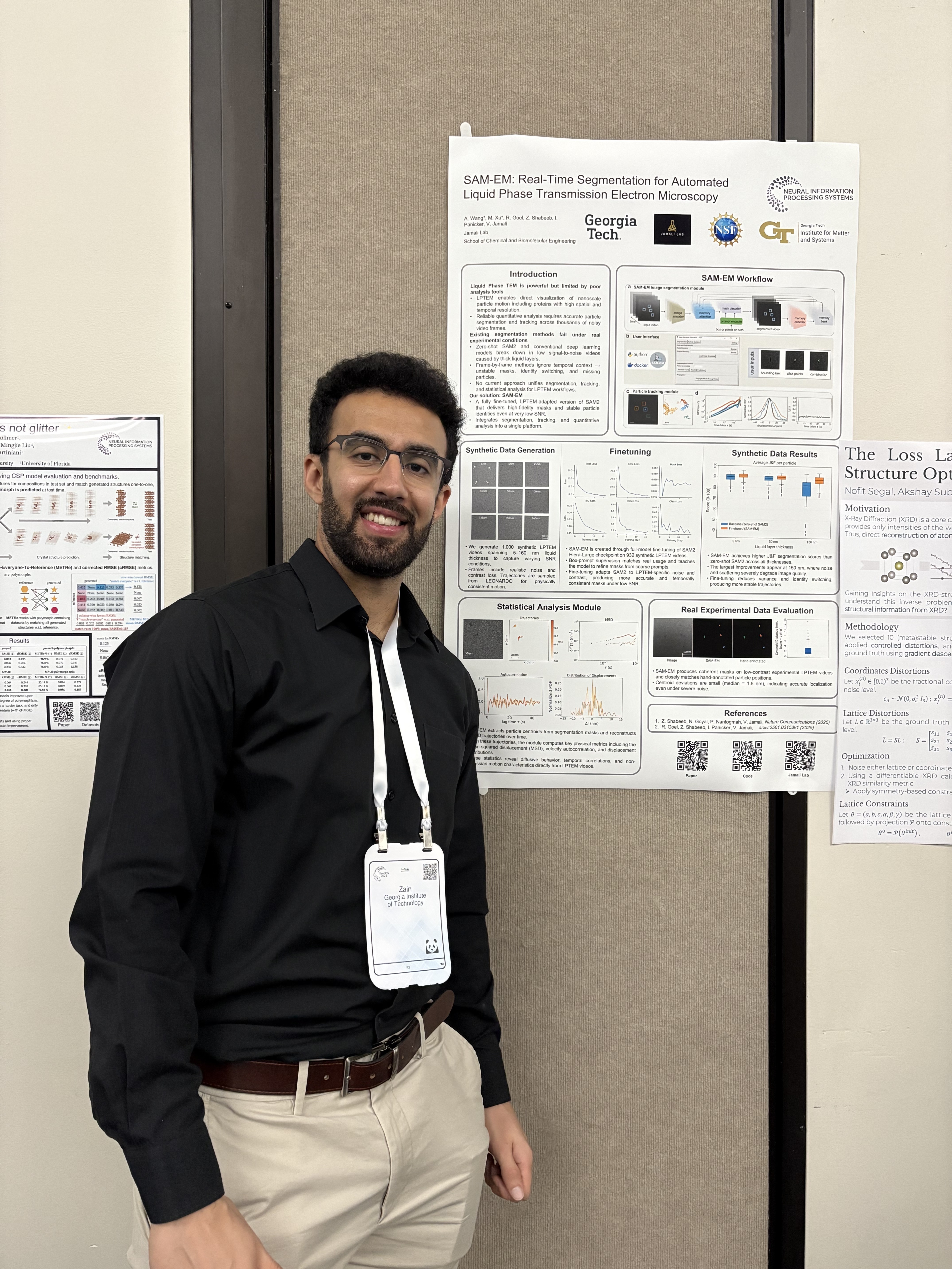Presenting SAM-EM poster at NeurIPS